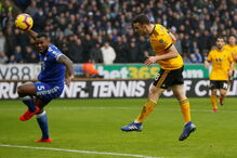 'Hat-trick' de Diogo Jota em vitória do Wolverhampton