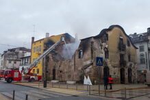 Incêndio assusta cidade de Coimbra