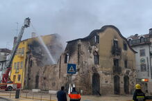 Incêndio assusta cidade de Coimbra