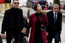 Ronaldo chegou ao tribunal de Madrid com Georgina Rodriguez