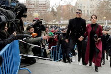 Ronaldo chegou ao tribunal de Madrid com Georgina Rodriguez