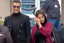 Ronaldo e Georgina à saída do tribunal de Madrid