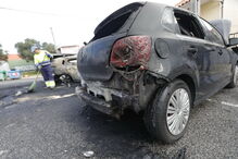 Cenário de destruição no Catujal, em Loures