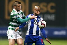 Lance do FC Porto- Sporting da final da Taça da Liga