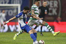Lance do FC Porto- Sporting da final da Taça da Liga