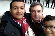 Luís Aleluia e os filhos