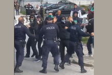 Polícia trava adeptos do Ermesinde