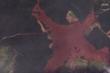 As imagens do antes e depois do colapso da barragem em Brumadinho no Brasil