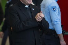 Chegada ao aeroporto de D. Manuel Clemente 