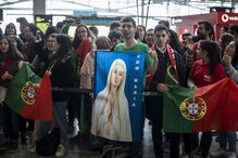 Chegada ao aeroporto de D. Manuel Clemente 