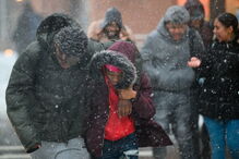 Temperaturas negativas deixam Estados Unidos da América pintados de branco