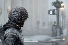 Temperaturas negativas deixam Estados Unidos da América pintados de branco