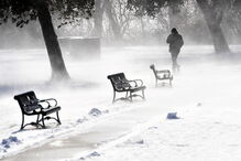 Temperaturas negativas deixam Estados Unidos da América pintados de branco
