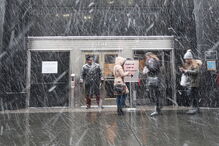 Temperaturas negativas deixam Estados Unidos da América pintados de branco