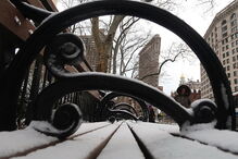 Temperaturas negativas deixam Estados Unidos da América pintados de branco