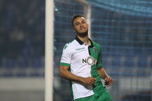 Luiz Phellype num jogo do Sporting