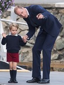 Príncipe William com George