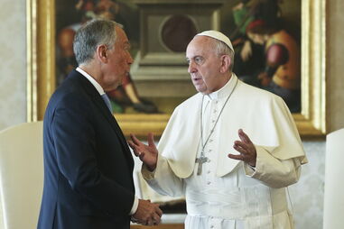 Marcelo Rebelo de Sousa agradece mensagem que o papa enviou ao sobrevoar Portugal