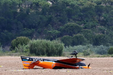 Piloto americano aterrou de emergência em campo agrícola de Ponte de Sôr