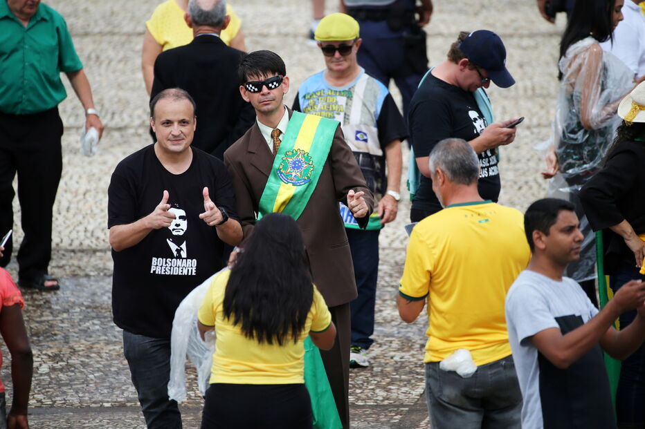 Tomada de posse de Bolsonaro no Brasil