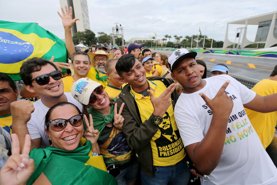 Tomada de posse de Bolsonaro no Brasil