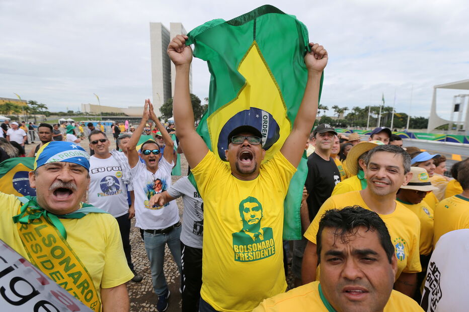 Tomada de posse de Bolsonaro no Brasil
