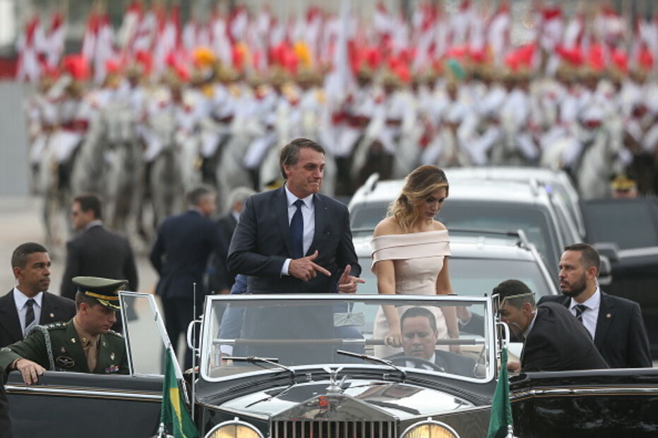 Jair Bolsonaro na tomada de posse 