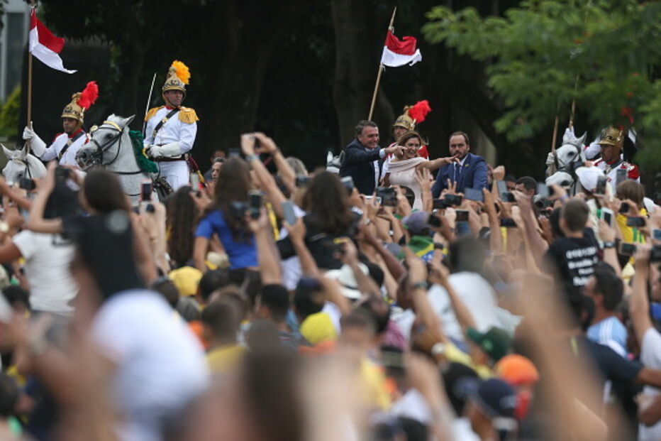Jair Bolsonaro na tomada de posse 