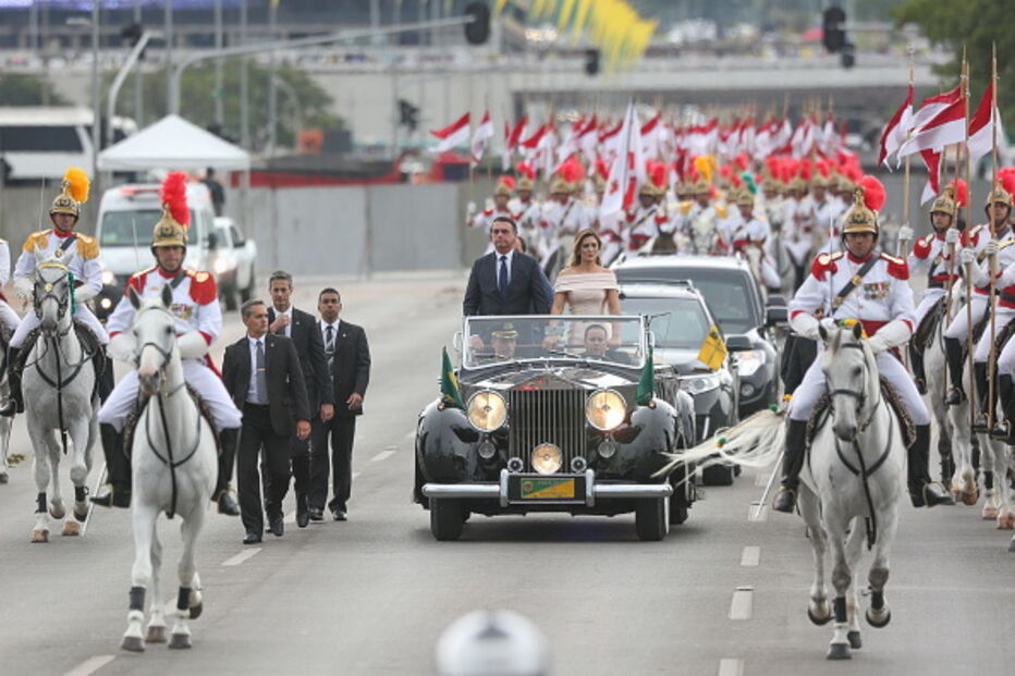 Jair Bolsonaro na tomada de posse 