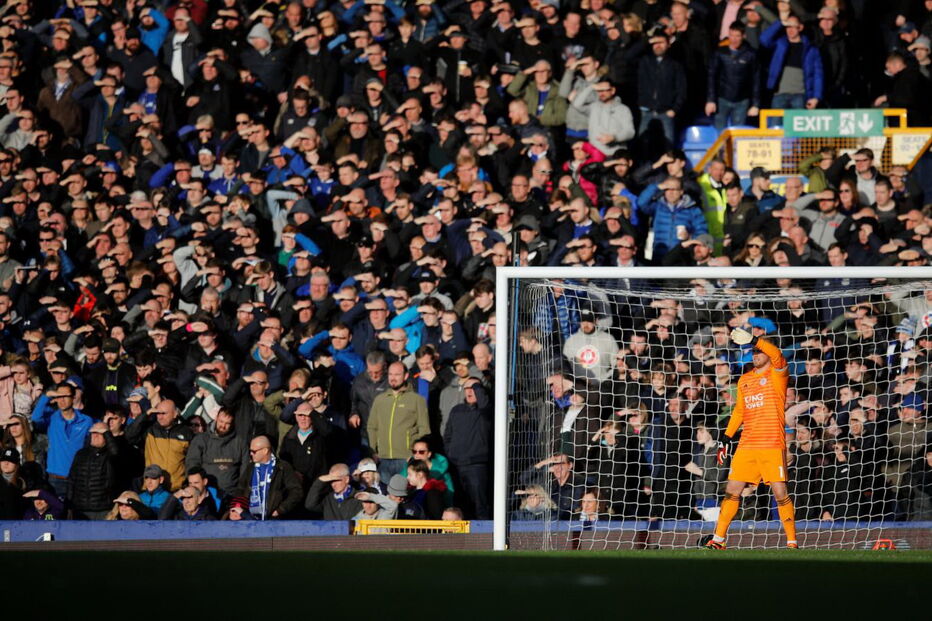 Momento do jogo Everton - Leicester
