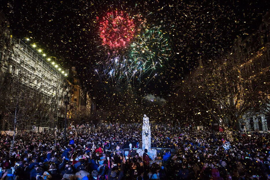 Festejos de Ano Novo de 2019 no Porto
