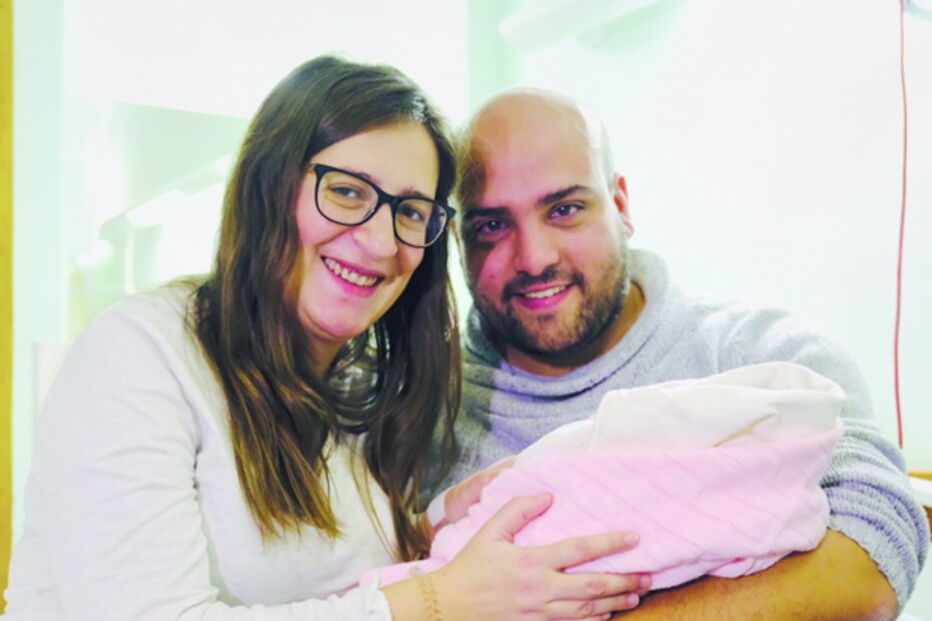 Évora: Mariana nasceu às 03h06. É a primeira filha de Ana e Tiago, de Viana do Alentejo