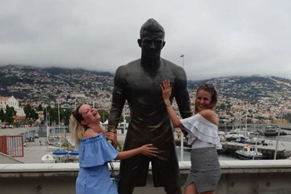 Estátua de Cristiano Ronaldo 