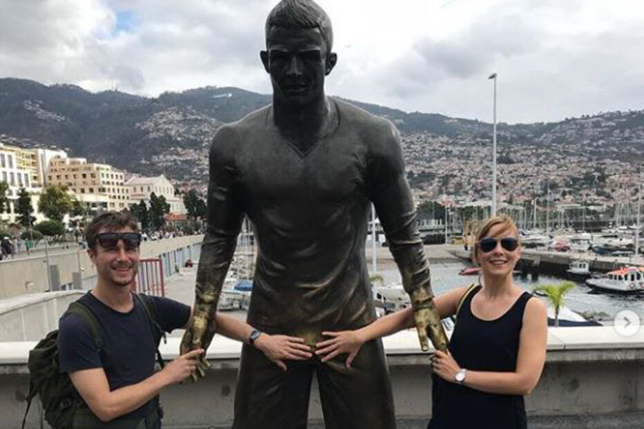 Estátua de Cristiano Ronaldo 