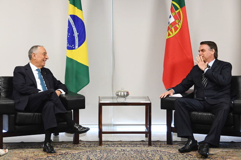 Marcelo Rebelo de Sousa e Jair Bolsonaro
