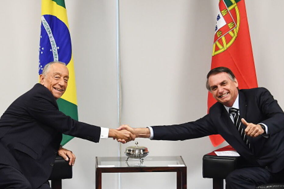 Marcelo Rebelo de Sousa e Jair Bolsonaro