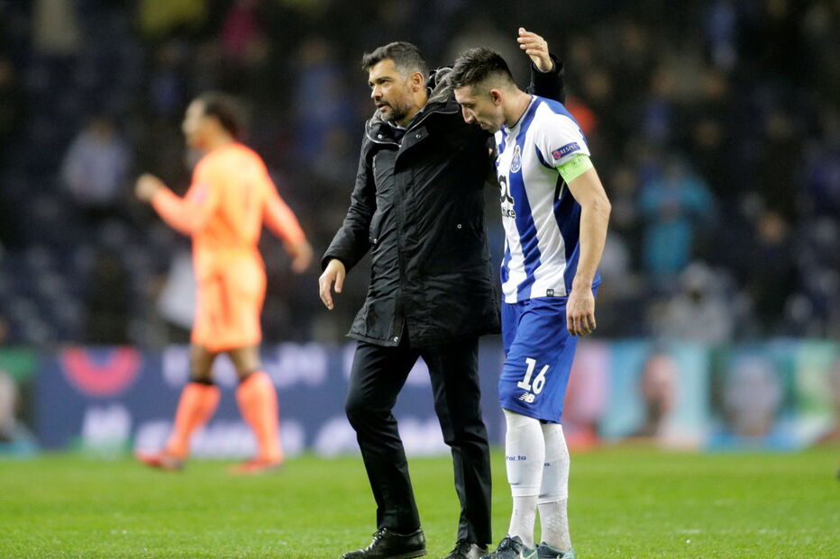Sérgio Conceição com Herrera