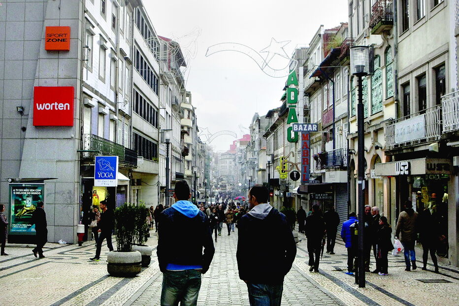 Rua de Santa Catarina, no Porto