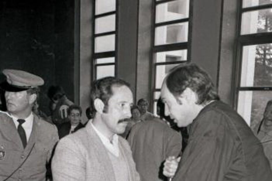 Vítor Jorge em tribunal depois de cometer os crimes