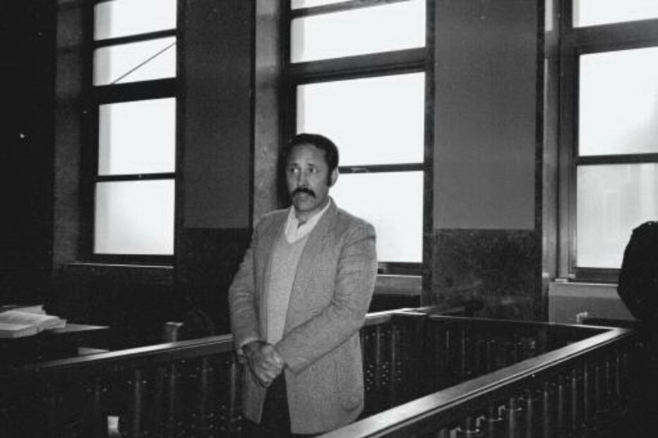 Vítor Jorge em tribunal depois de cometer os crimes