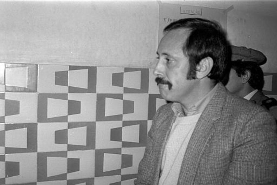 Vítor Jorge em tribunal depois de cometer os crimes