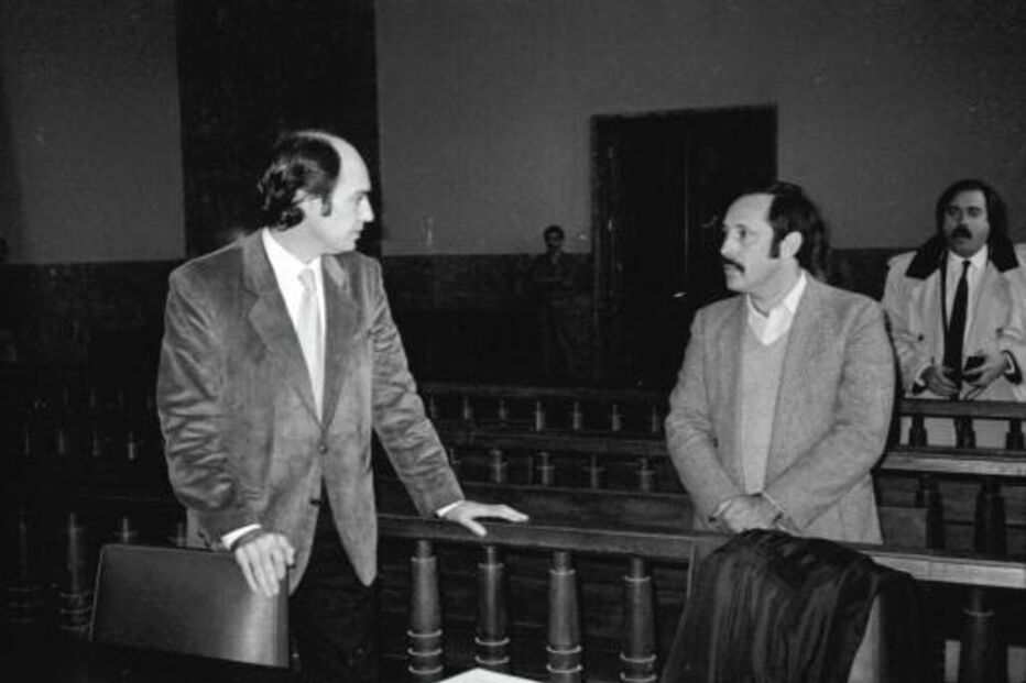 Vítor Jorge em tribunal depois de cometer os crimes