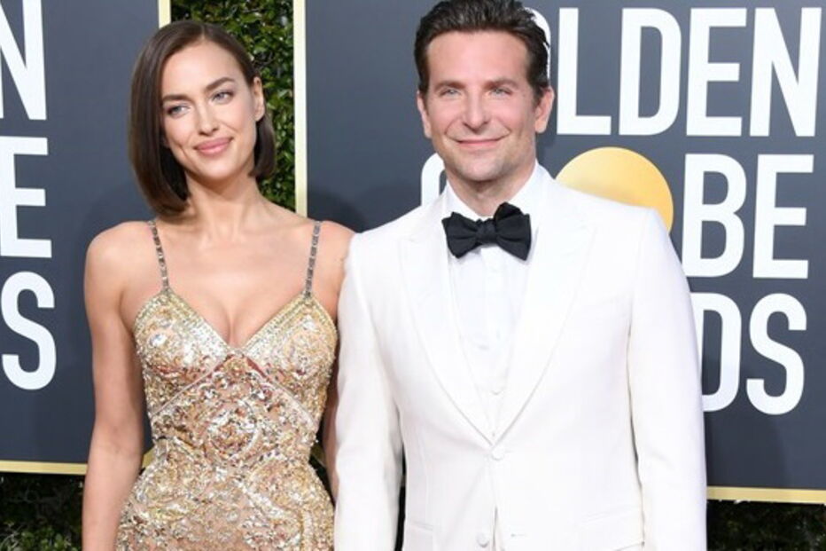 Irina Shayk e Bradley Cooper nos Globos de Ouro 2019