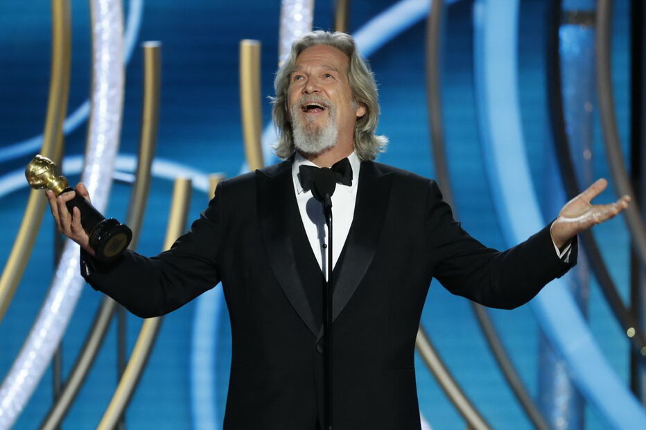Jeff Bridges na gala dos Globos de Ouro de 2019