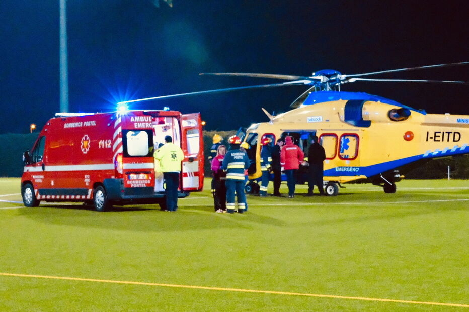 Homem de 44 anos ferido com gravidade quando tentava acender a lareira