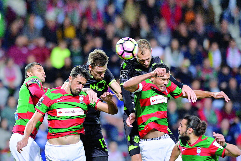 Fase do jogo entre Marítimo e Sporting da época passada, que os madeirenses venceram por 2-1
