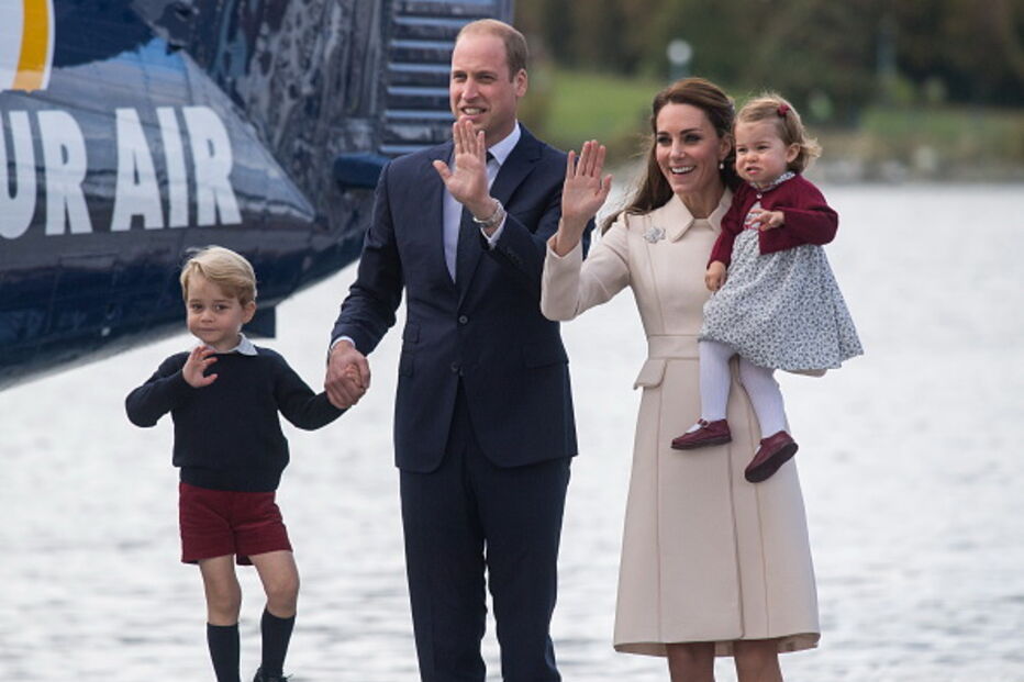 Príncipe William com a família