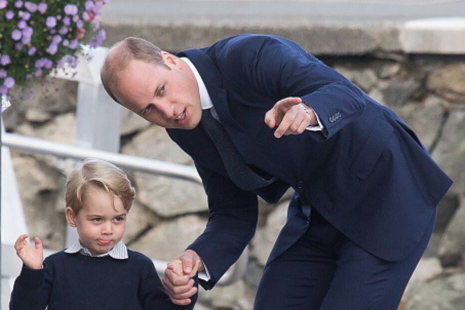 Príncipe William com George