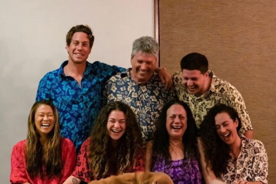 Cães arruinam fotografia de família 