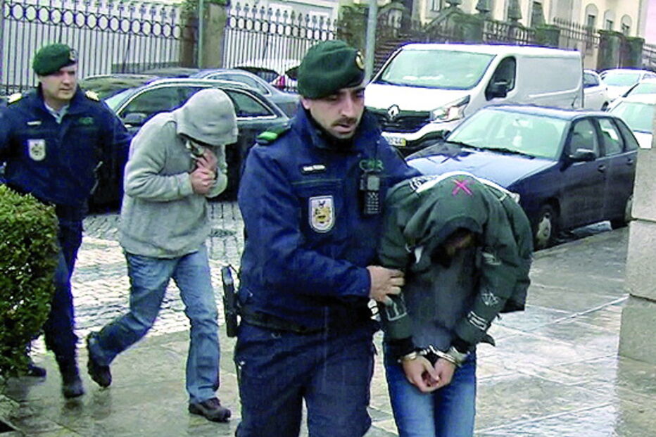 Militares quando foram detidos  